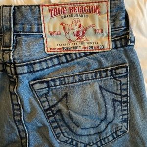 True Religion ‘Bobby Big T’ Authenticated Men’s Denim Jeans